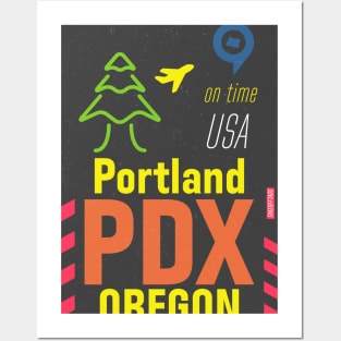 Airport PDX Portland Posters and Art